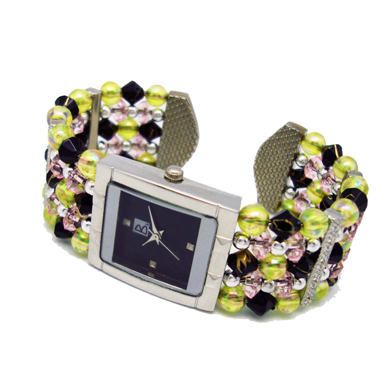 夏季必備白搭時(shí)尚女式手鐲促銷禮品手表工廠【