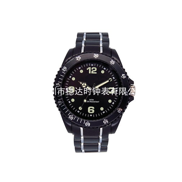 朔料殼帶男士禮品手表定制