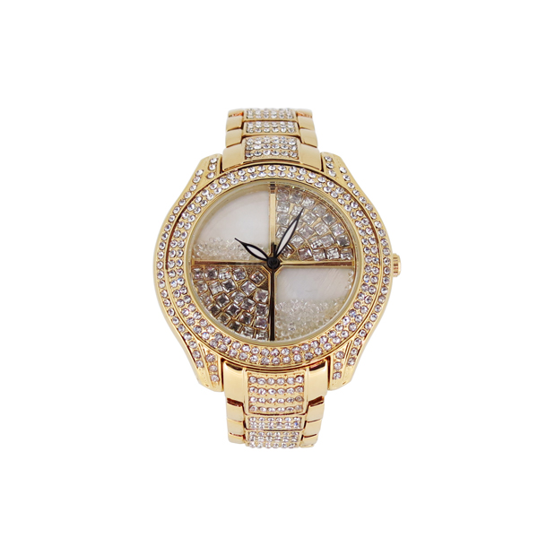 深圳手表廠家供應(yīng)時尚女士鑲鉆手表定制【穩(wěn)達時鐘表】