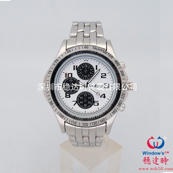 三眼表面男士商務手表