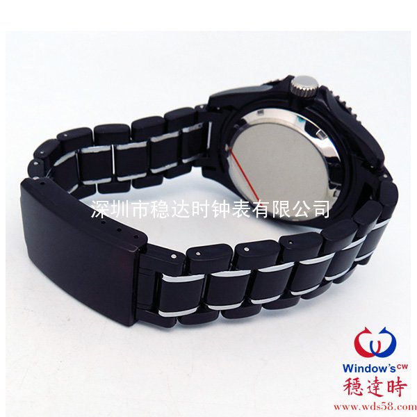 朔料殼帶男士禮品手表定制