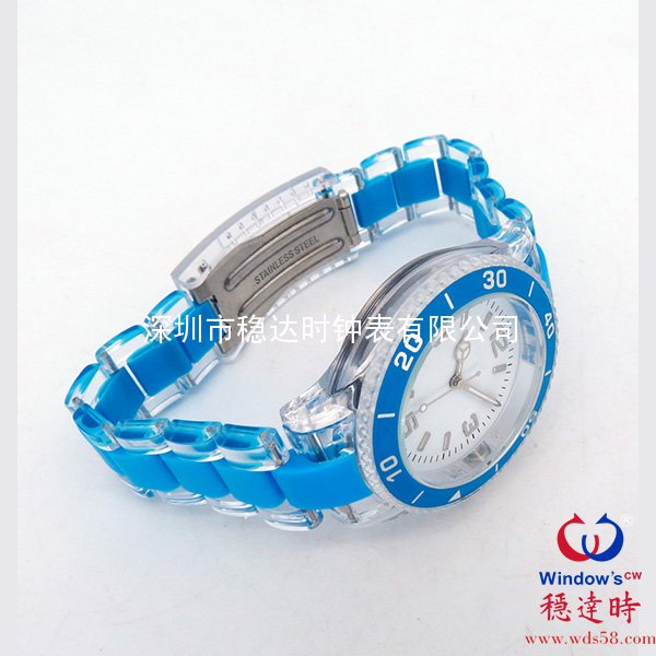 新款朔料殼帶禮品手表