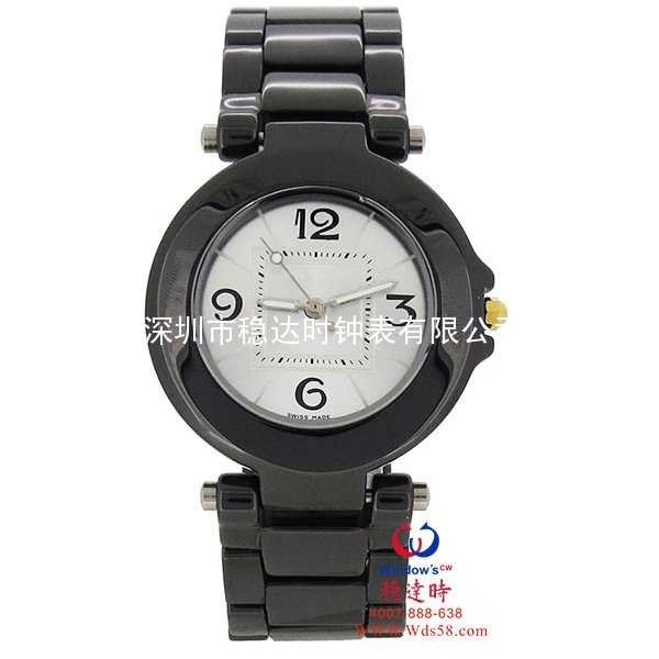 穩(wěn)達(dá)時(shí)時(shí)尚陶瓷表帶精品女士手表工廠