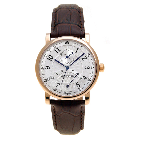 穩(wěn)達(dá)時(shí)時(shí)尚高檔石英真皮腕表玫瑰金殼防潮表帶