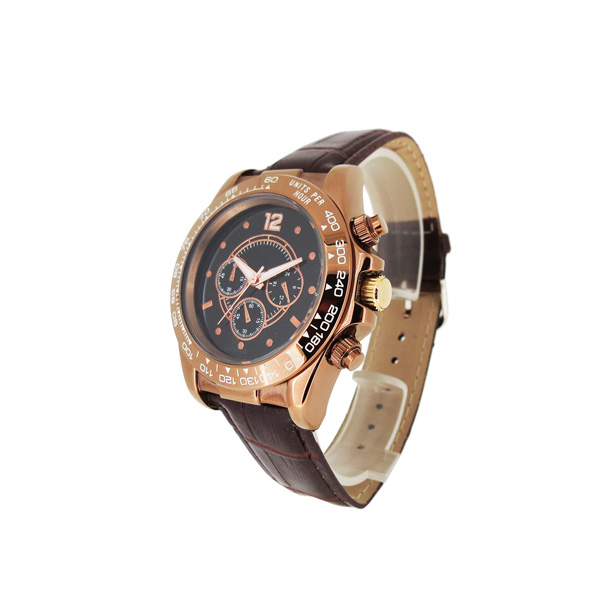 穩(wěn)達(dá)時不銹鋼時尚商務(wù)六針多功能石英手表定做