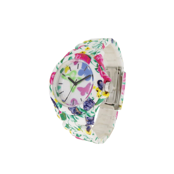 穩(wěn)達時時尚潮流塑膠女士手表定制廠家