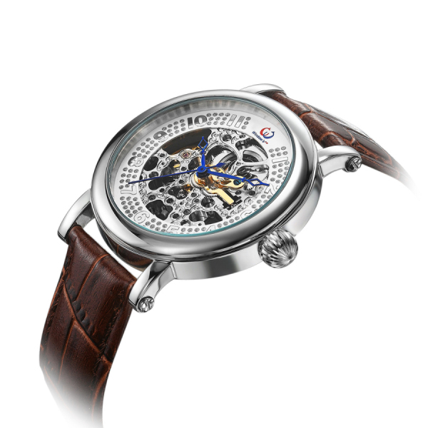 穩(wěn)達(dá)時(shí)全自動(dòng)鏤空男士機(jī)械商務(wù)禮品手表批發(fā)