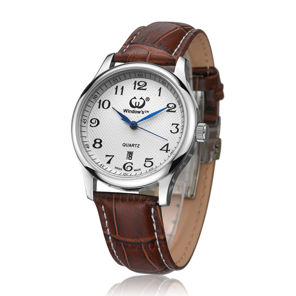 穩(wěn)達時經(jīng)典男裝不銹鋼商務(wù)手表代工廠