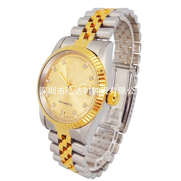 穩(wěn)達(dá)時(shí)男士皇冠不銹鋼手表廠(chǎng)家
