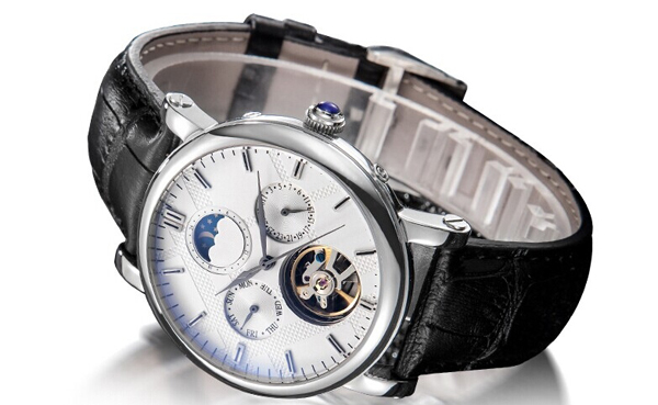 穩(wěn)達時手表定制廠家供應不銹鋼男士多功能機械手表定制