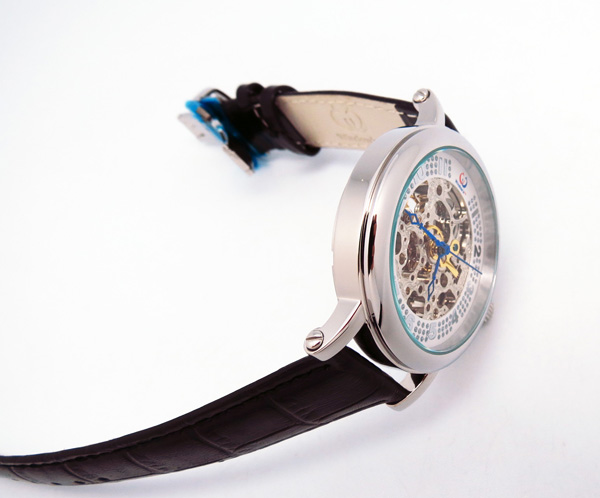 專業(yè)定制全自動(dòng)鏤空男士機(jī)械商務(wù)禮品手表批發(fā)【穩(wěn)達(dá)時(shí)鐘表】