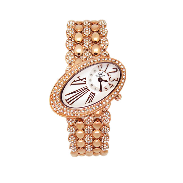 深圳禮品手表廠家批發(fā)時尚女士鑲鉆貝殼表盤手表【穩(wěn)達時鐘表】