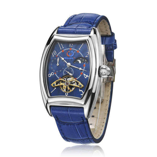 手表定制廠家供應不銹鋼月相機械手表定制代工【穩(wěn)達時】