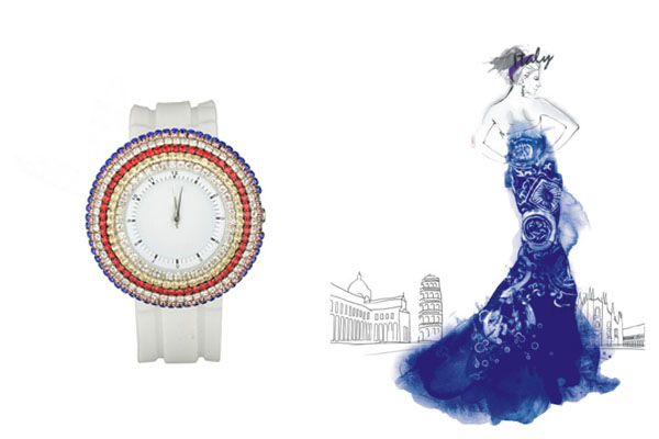 時尚女士陶瓷手表
