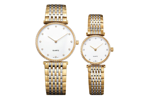 氣質(zhì)間金對表  穩(wěn)達(dá)時情侶款式