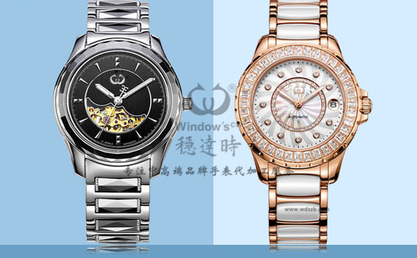 陶翠材質(zhì)定做手表 穩(wěn)達時廠家供應(yīng)