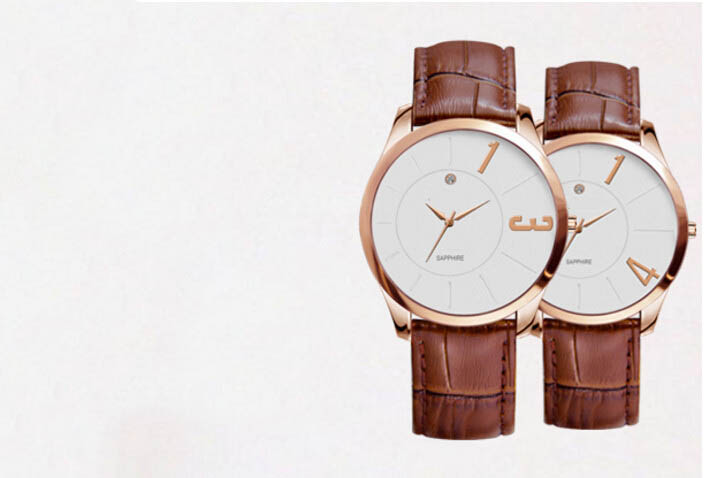 經(jīng)典男女對表 真皮表帶 穩(wěn)達(dá)時高品質(zhì)供應(yīng)