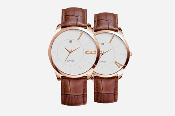 時(shí)尚真皮皮帶手表情侶手表工廠批量定制&mdash;&mdash;穩(wěn)達(dá)時(shí)